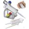 Stepper 411 adjustable repetitive pipette; 3 adjustment knobs, adapter, syringe barrel