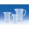 Measuring beaker, PP, 2000 ml, Measuring beaker, polypropylene, raised scale, 2000 ml