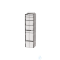 Alu FlexRack for freezer cabinets variable shelf height with 2 shelves; aluminium, with fixation rod, Ab