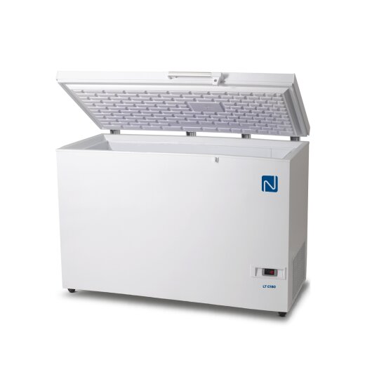 Low temperature chest freezer -45 °C, 133 L net volume, compact lab freezer