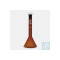 VOLUMETRIC FLASK-TF-CL. A-KB-BG- WHITE GRAD.-PE-PLUG -5 ML-NS 7/16