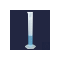 GRADUATED CYLINDER- PP-B -HIGH FORM-RAISED GRADUATION-10 ML