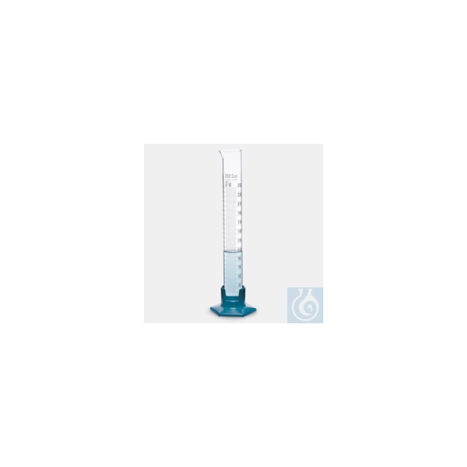 MESSZYLINDER-PP-FUSS-KL. B-WEISS GRAD. -HOHE FORM-100 ML.