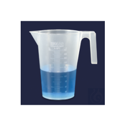 MESSBECHER MIT HENKEL-PP-ERHABENE GRAD.- 3000 ML