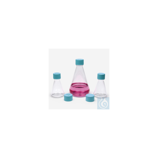 Erlenmeyerkolben-500ml-PETG-Dichtkappe-s teril