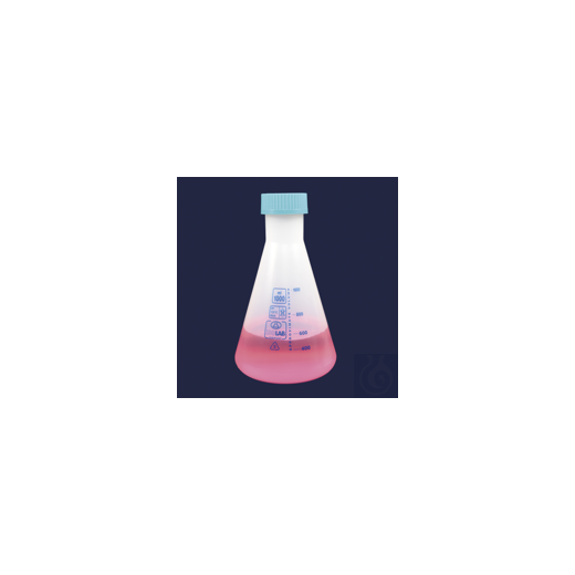 ERLENMEYER FLASK-PP-SCREW PLUG -50 ML-GL 40