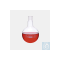 RUNDKOLBEN-BORO-WEISS GRAD.- 100 ML -NS 19/26-OHNE STOPFEN
