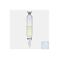DROPPING FUNNEL-CYLINDRICAL-DEG. -PTFE CHICKS-50 ML