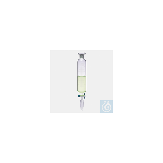 DROPPING FUNNEL-CYLINDRICAL-DEG. -PTFE CHICKS-250 ML