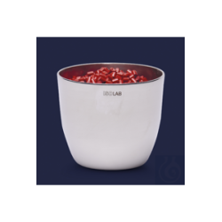 SCHMELZTIEGEL-EDELSTAHL-MEDIUM FORM -AD= ca. 44 MM-H= ca....