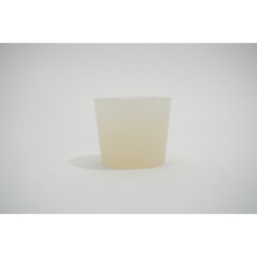 Silikonstopfen Laborstopfen mit 3,4,5,6,7mm Loch konisch Stopfen Transparent
