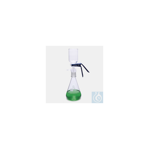 VAK. FILTER-SYSTEM-SET - FUNNEL - GLASS-FR. - VACUUM-CONNECTION, CLAMP- VACUUM-FL.