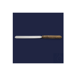 PHARMACY SPATULA-STAINLESS STEEL WITH WOODEN HANDLE-300 MM