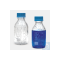 LABORATORY BOTTLES ISO-BORO-CLEAR-GLASS-WITH SCREW CAP GL45-200 ML-INSCRIPTION