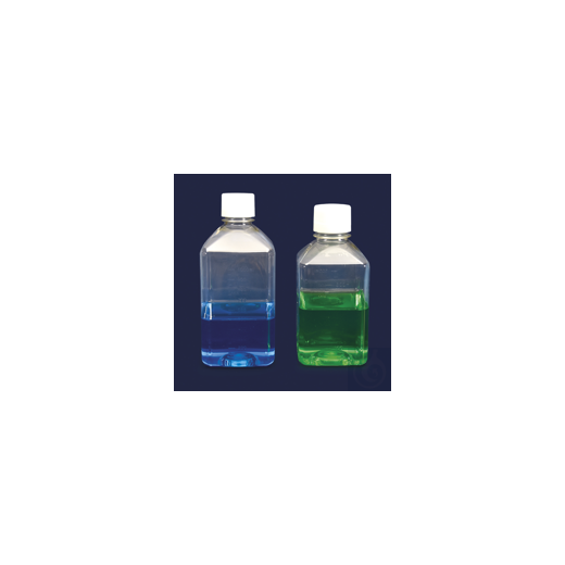 Bottle for ZK Media-PET-125 ml-Sterile-Bulk Pack-53x53x105 mm