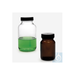 LABORFLASCHE- WEITHALS-KLARGLAS-50 ML -GL 32