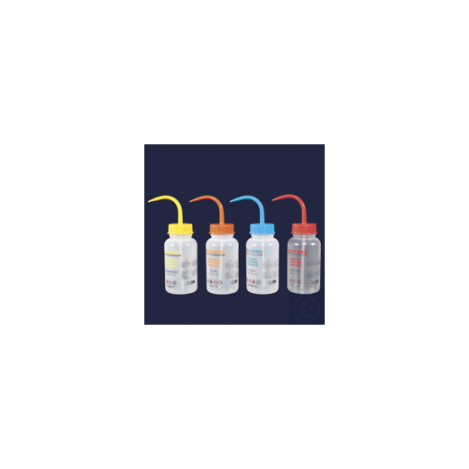 SPITZFLASCHE MIT AUFDRUCK -METHYLETHYLKETONE-LDPE-KLAR-500 ML