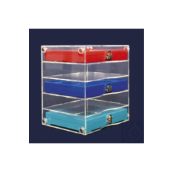 Display case for slide boxes- for 5 boxes- acrylic-...