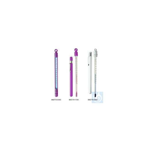 H-B DURAC Plus Pocket Liquid-In-Glass Thermometer; -10 to 110C (0 to 220F),