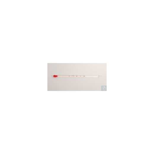 H-B DURAC Blood Bank Liquid-In-Glass Refrigerator Thermometer; -5 to 20C, PFA