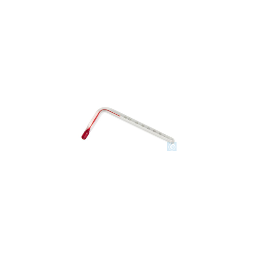 H-B DURAC Liquid-In-Glass Angled Thermometer; 25 to 95C, Organic Liquid F