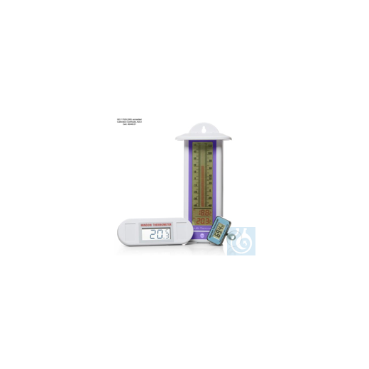 H-B DURAC Probeless Electronic Indoor/Outdoor Thermometer; -40/50C (-40