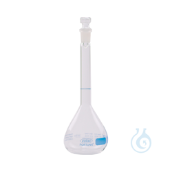Volumetric flasks, clear glass, VOLAC FORTUNA, 100 ml,...