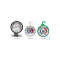 H-B DURAC Bi-Metallic Refrigerator/Freezer Thermometer; -30 to