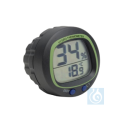 H-B DURAC Electronic Thermometer-Hygrometer, Panel Mount;...