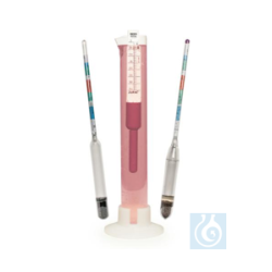 H-B DURAC Triple Scale Beer and Wine Hydrometer,...