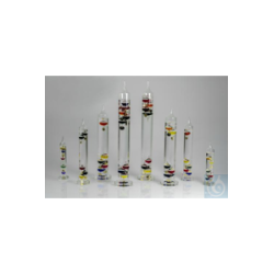 H-B DURAC Galileo Thermometer; 18 to 26C (64 to 80F), 5...
