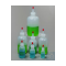 Bel-Art Dispensing/Drop 500ml (16oz) Polyethylene Bottles; 28mm Closure (Pack