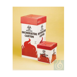 Bel-Art Cardboard Biohazard Incinerator Cartons; 12 x 12...