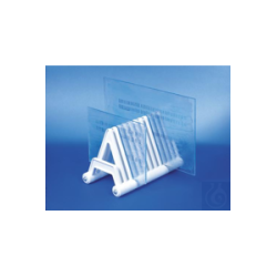 Bel-Art Electrophoresis Gel Plate Rack; Plastic, 8 x 15 x...