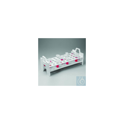 Bel-Art Centrifuge Tube Rack; For 5ml or 13-16mm Tubes, 40 Places