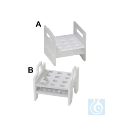 Bel-Art Cuvette Rack; For 10mm Cuvettes, 12 Places,...