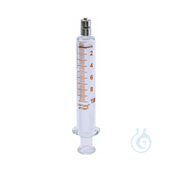 All-glass syringe, FORTUNA OPTIMA, 1 ml : 0.05 ml, Luer...
