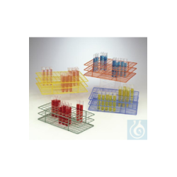 Bel-Art Poxygrid Test Tube Rack; For 13-16mm Tubes, 40...