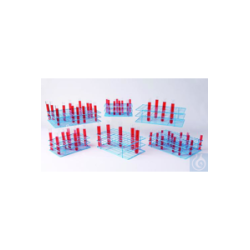 Bel-Art Poxygrid Test Tube Rack; For 16-20mm Tubes, 60...