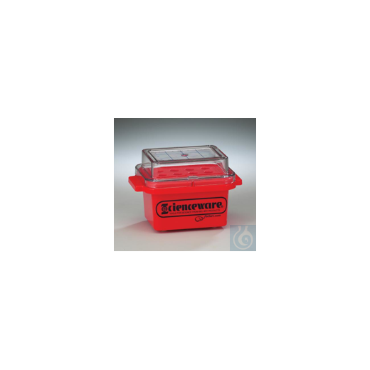 Bel-Art Cryo-Safe Mini Cooler; 0ºC, For 0.5 or 1.5ml Tubes, 12 Places, Plastic,