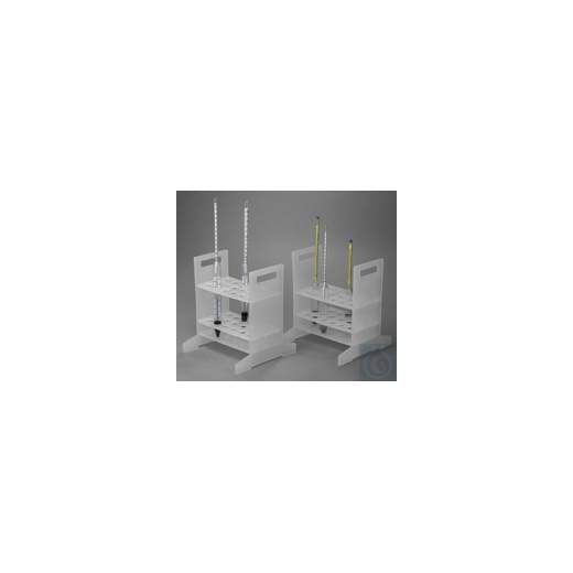Bel-Art Hydrometer Rack; For Short Hydrometers, 18 Places, Polypropylene