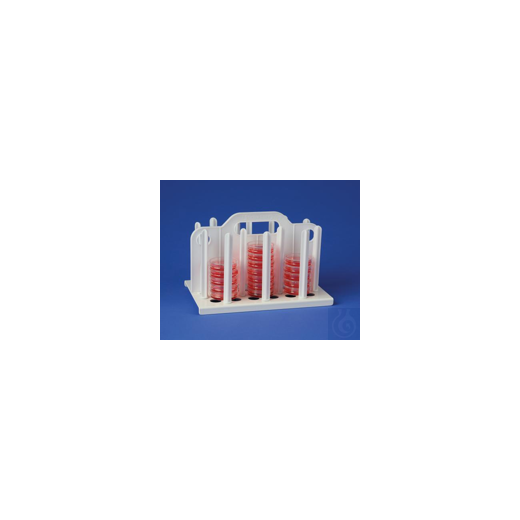 Bel-Art 60mm Petri Dish Rack; 10½ x 6¾ x 6¾ in., 54 Places, Plastic