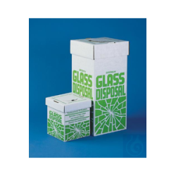 Bel-Art Cardboard Disposal Cartons for Glass; 8 x 8 x 10...