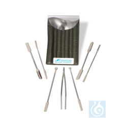 Bel-Art Micro Spoon and Spatula Weighing Set; Stainless...