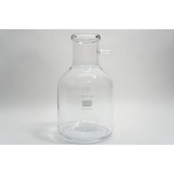 Saugflasche Flaschenform 3000 mL mit Glasolive Borosilikatglas