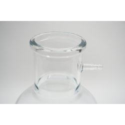 Saugflasche Flaschenform 3000 mL mit Glasolive Borosilikatglas
