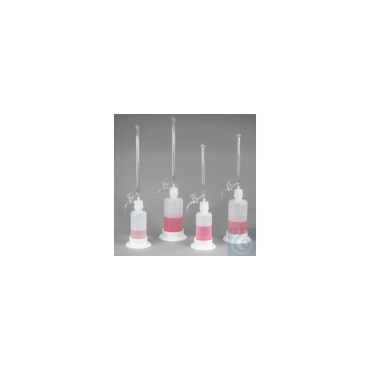 Bel-Art Borosilicate Glass 25ml Automatic Self Zeroing Burette; 500ml Re