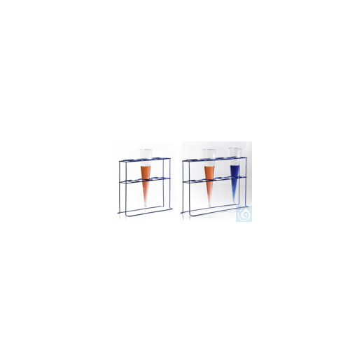 Bel-Art Poxygrid Imhoff Cone Rack; 4 Places, 22³/4 x 6³/4 x 16 in.