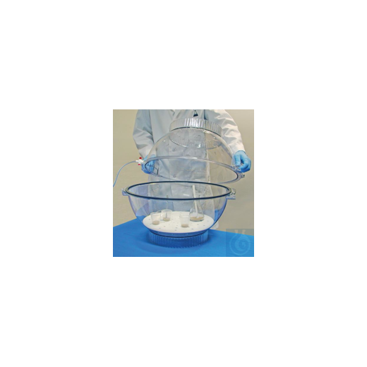 Bel-Art Techni-Dome Polycarbonate Vacuum Desiccator; 2.3 cu. ft.
