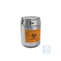 Bel-Art Benchtop Biohazard Disposal Can with Motion...